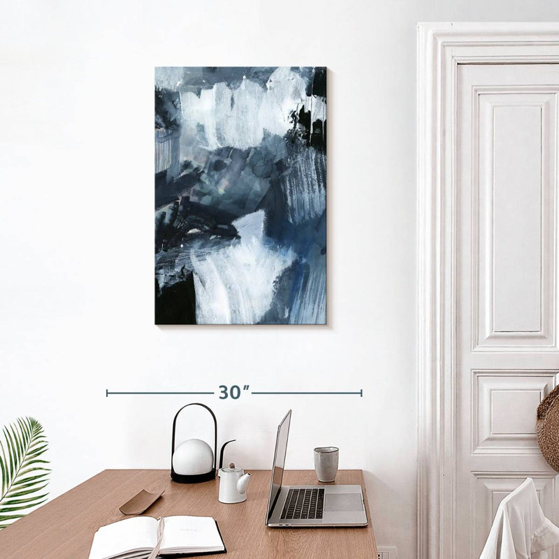Avery Composition In Blue II, 30" H x 20" W