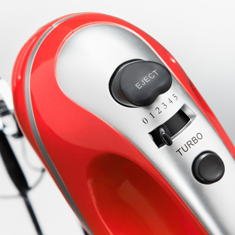Quest 5 Speed Hand Mixer, Red