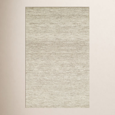 Gray Sand Hand-Tufted Wool Rug