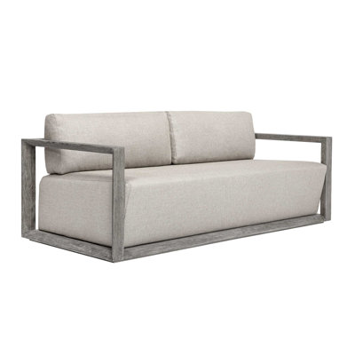 Parlington Outdoor Weathered Gray/Dove Sofa