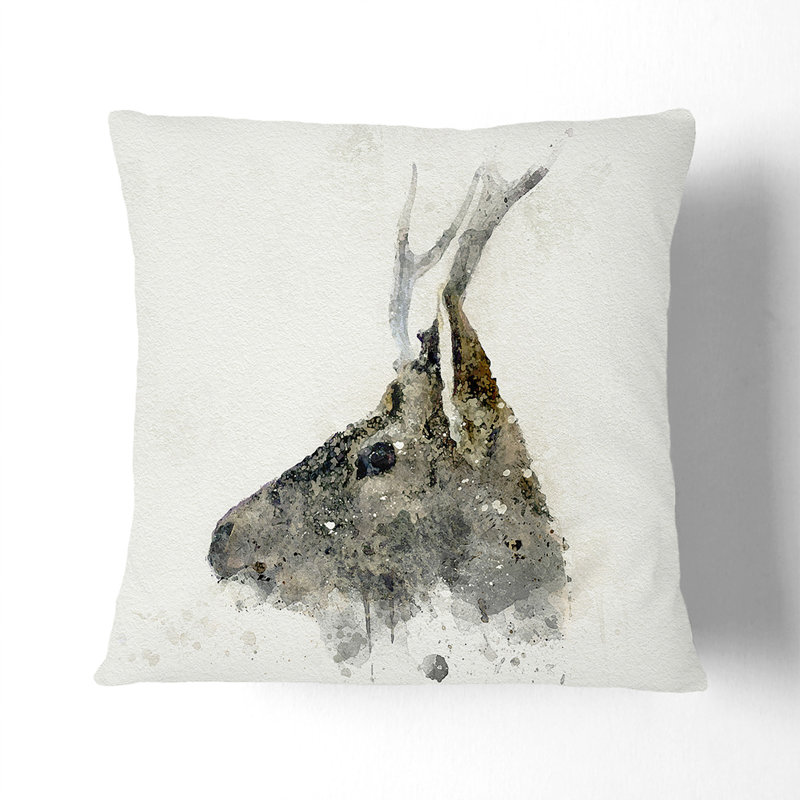 Square Throw Cushion, 55 x 55 cm, Black