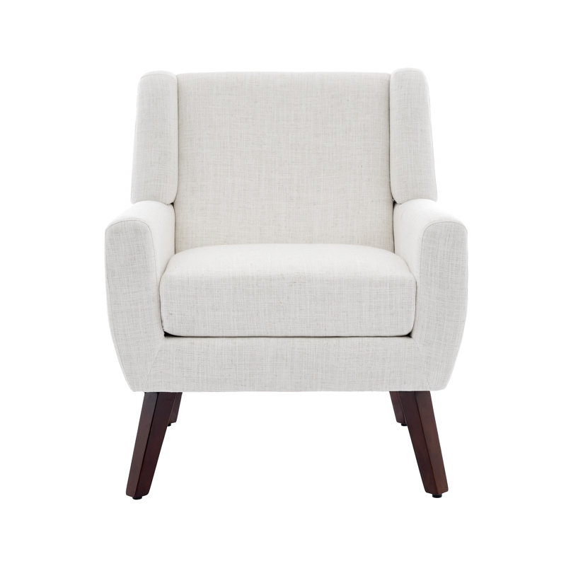 Stephanny Upholstered Armchair, Beige Linen