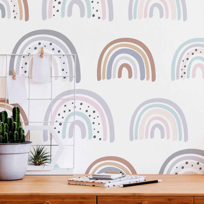 Candy 24" W Peel and Stick Wallpaper Tile
