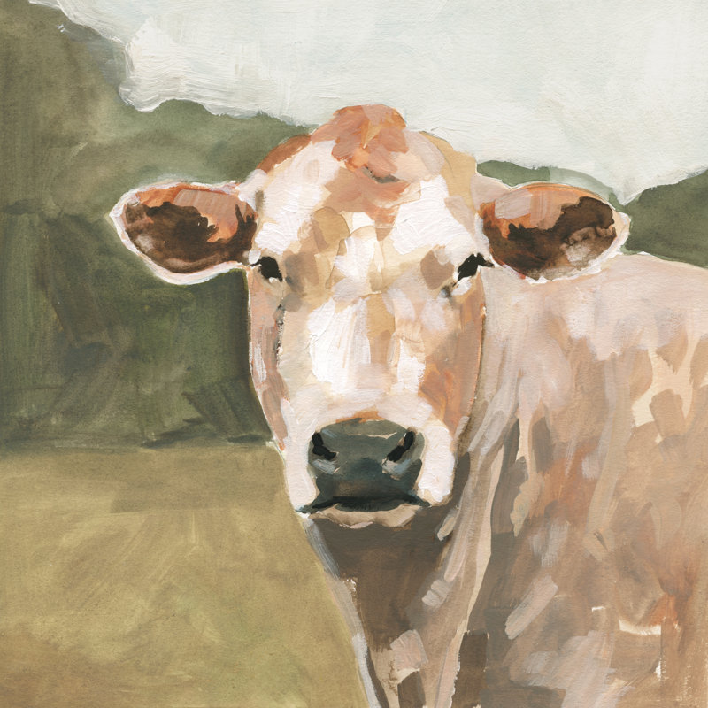 On The Pasture II by Victoria Barnes - Wrapped Canvas Painting, 51cm H x 51cm W x 3.8cm D