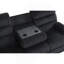 Canapé inclinable Lucie G00250A-RS, noir