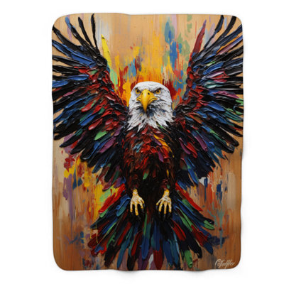 Cubism Wildlife - 1 Piece Premium Blanket