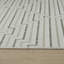 Tapis intérieur crème / beige à motif géométrique crème / beige 5 pi x 7 pi (5 pi 3 po x 7 pi 1 po) Tapis de salon, chambre à coucher, salle à manger et cuisine-1616328658