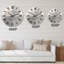 Minimal Geometric Lines and Circle VIII - Horloge murale moderne-59914136