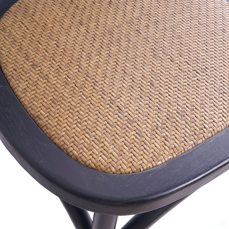 Chaise de salle à manger MP2 (ensemble de 2), Noir