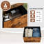 42 cm W Steel Bedside Table