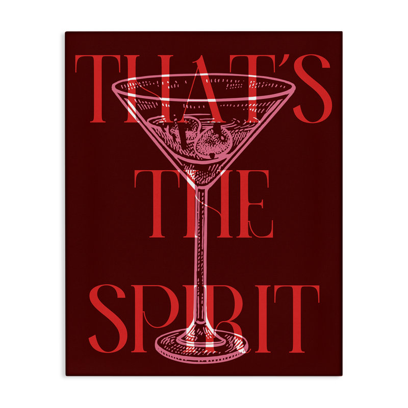 «It's The Spirit Martini» par Daphne Polselli, H 30 po x l 24 po