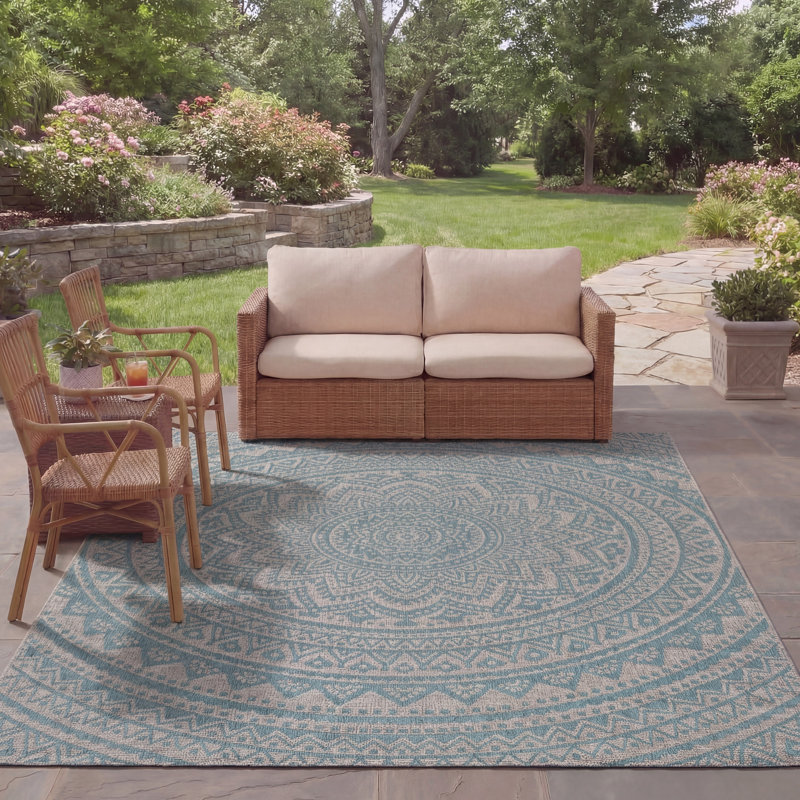 Tapis d'intérieur / extérieur Amedee Performance, Rectangle 8 pi x 11 pi