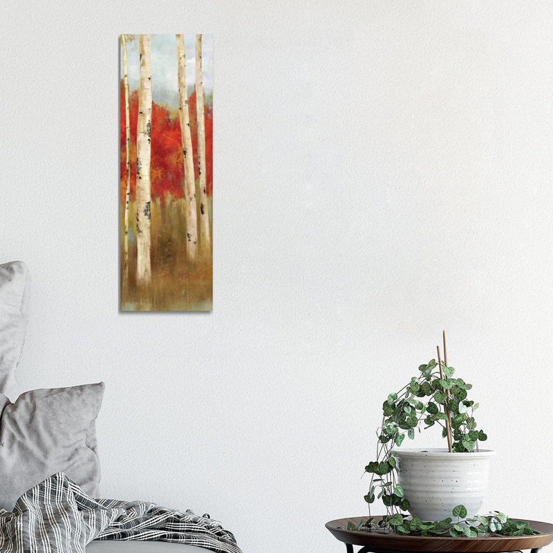 The Edge Lookout II by Allison Pearce - Panoramic Painting on Canvas, Wrapped Canvas, 30.48 cm H x 91.44 cm W x 3.175 cm D