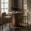 Tabouret de comptoir rembourré Santos-120673003-120673006