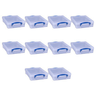 Really Useful Box Stackable Box, Clear