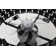 Katia 17.7" Modern Black Ceiling Fan With Light, Reverse 6 Speeds Dimmable and Remote Included