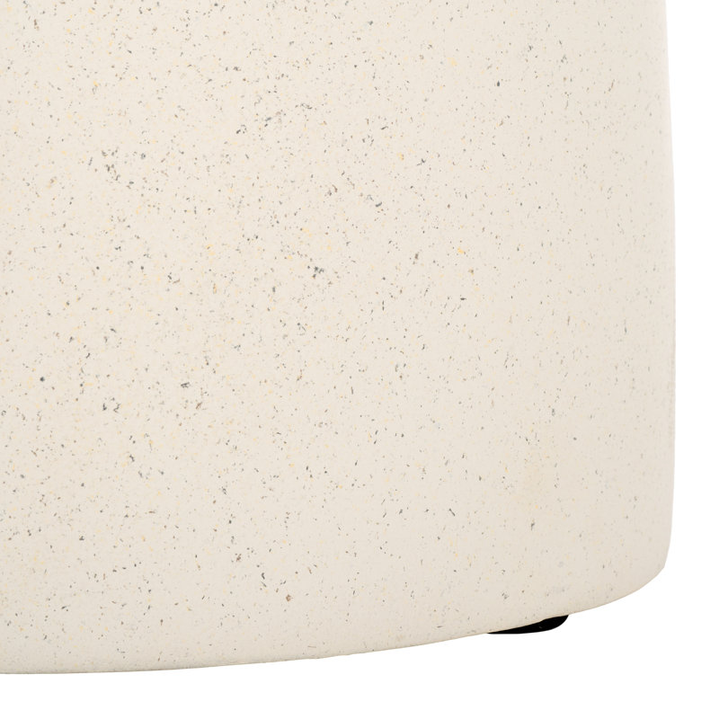 Table d'appoint Abbi, Blanc