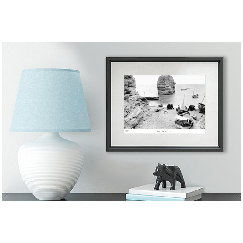 Ladram Bay, 1925 by Francis Frith - Single Picture Frame Print, 28cm H x 36cm W x 2.3cm D
