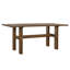 7 Pieces Modern Oval Dining Set, Rustic Farmhouse Solid Wood  Kitchen Table Set for 6, 71'' Large Luxury Retro Country Dinner Set with Beige Chairs, for Dining Room, Kitchen,Walnut