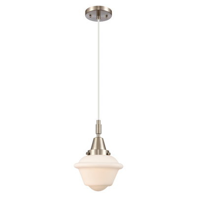 Downtown Urban - Caden Grourke - 1 Light 7" Cord Hung Mini Pendant - Satin Gold Finish - Clear Shade