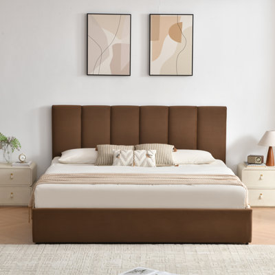 Juanetta Upholstered Platform Storage Bed With 4 Drawers