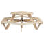 Hildigard Kids Solid Wood Hexagonal and Chair Set