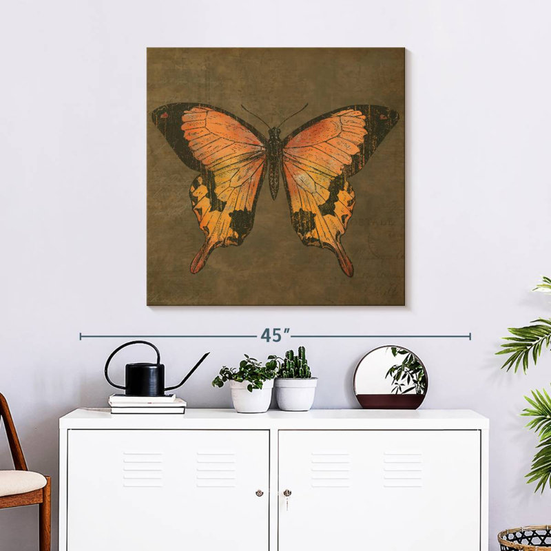 Crowle Mocha Butterfly, 30" H x 30" W