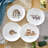 Wrendale Designs 8.3'' Porcelain China Appetizer Plate , Set of 4