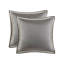 Ensemble d'édredon surdimensionné 8 pièces jacquard taupe