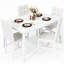 Ensemble de table de salle à manger moderne pour 4 personnes-604036974-604573161