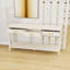 Console en bois avec 3 tiroirs et tablette de rangement-1835612562