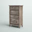Commode en bois massif 6 tiroirs Alharit