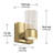 Kareese LED Flush Mounted Sconce