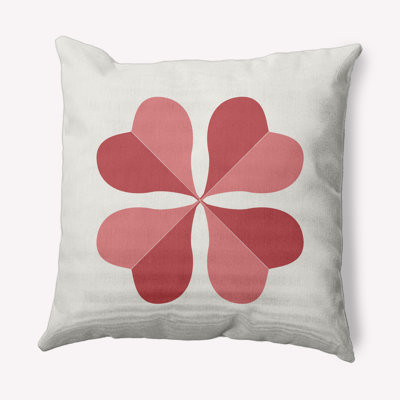Floral Reversible Throw Pillow