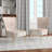 Upholstered Floral Side Chair - Modern floral Accent Chair-90396837