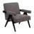 Modern Neutral Upholstered Armchair - 30" x 33" x 36"-1179862331