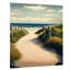 «Walkway To The Beach» - art mural acrylique plage côtière-955873242