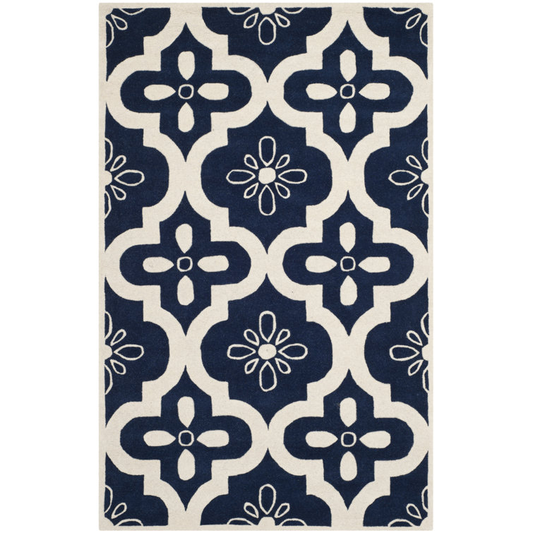 Carolene Hand Tufted Wool Ikat Rug