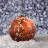 Glass Plants & Flowers Ball Ornament