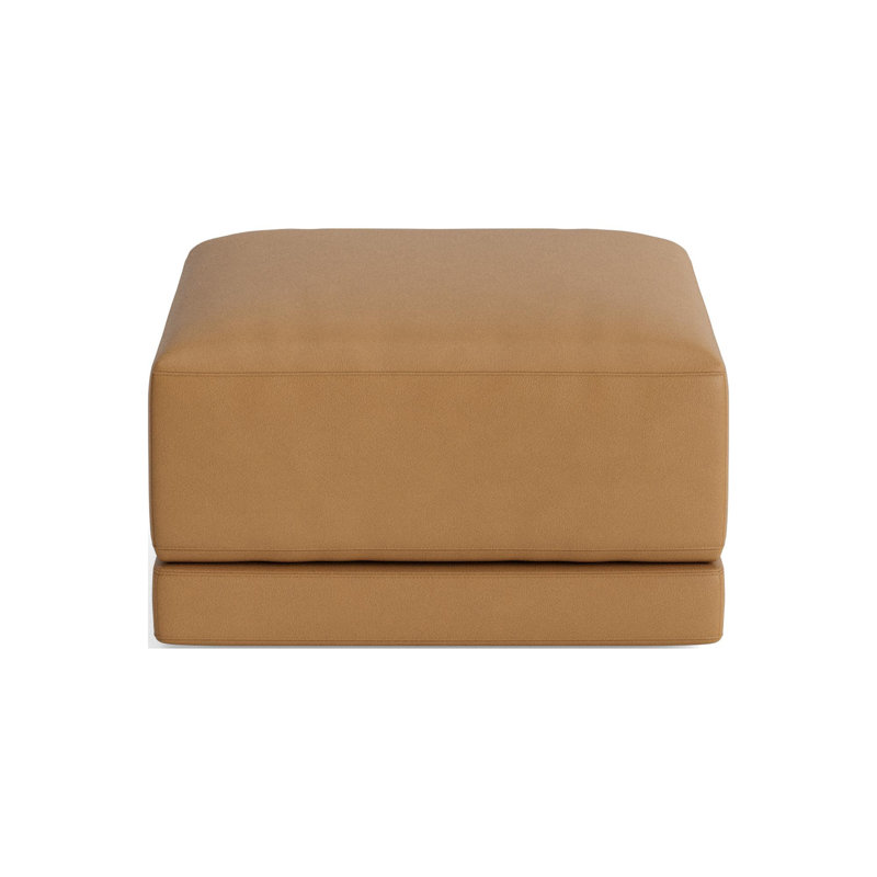 Eva Ottoman, Leather - Butterscotch