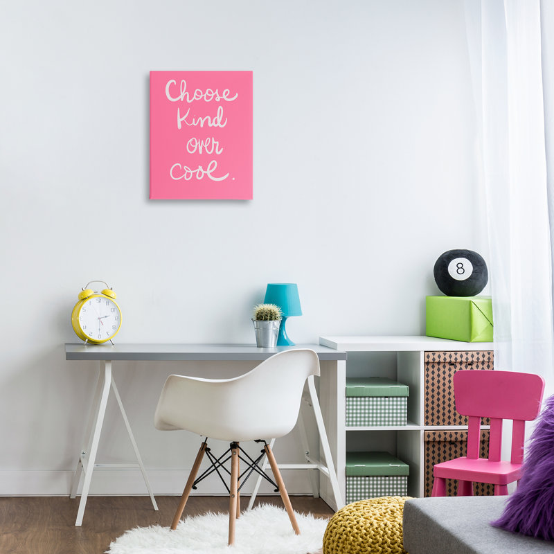 Art mural sur toile, "Select Kind Over Cool" par SD Graphics Studio, H 20 po x l 16 po