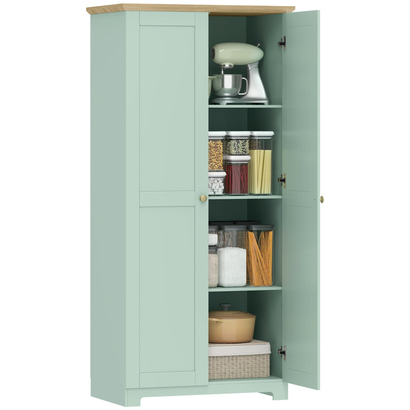 172cm Kitchen Pantry, Light Green