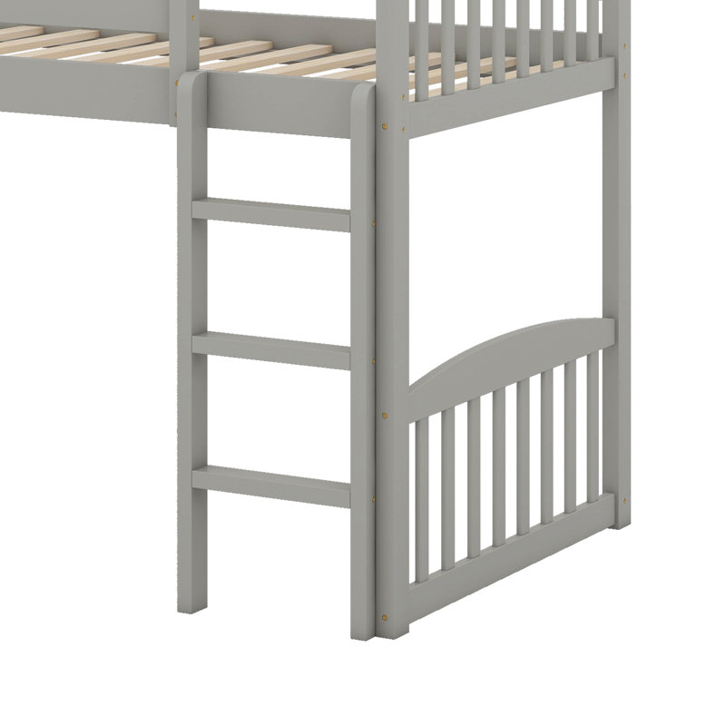 Lit mezzanine simple avec glissoire et échelle