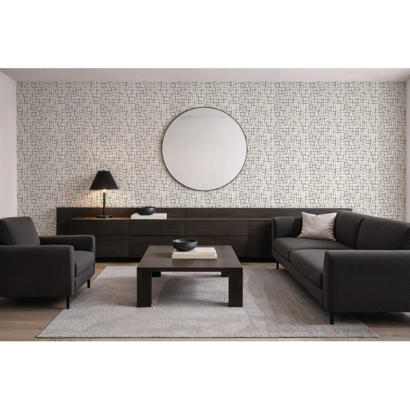 Net - Wallpaper, Gray, Premium Paper, Non-Pasted