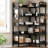 5-Tier Convertible Corner Bookshelf - L-Shaped Industrial Bookcase for Home Office & Living Room, 65.8" Tall-895001035