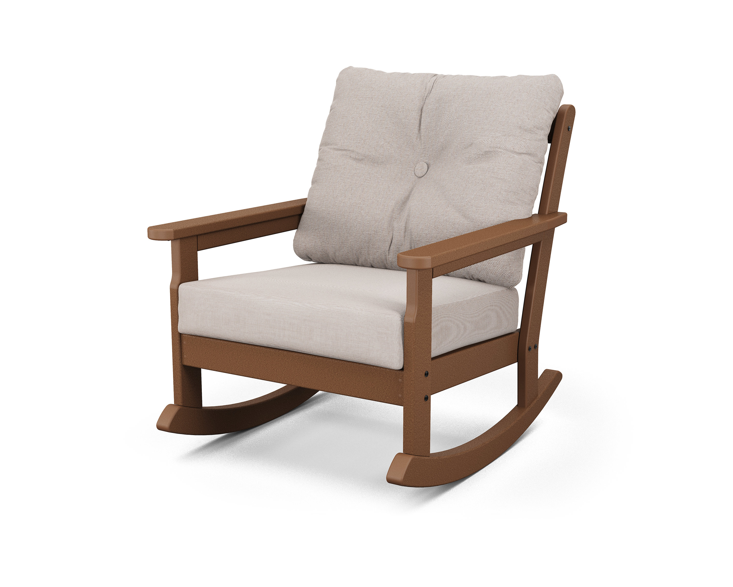 POLYWOOD® Lakeside Vineyard Deep Seating Rocking Chair & Reviews | Wayfair