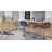 Marana Adjustable Swivel Upholstered Mid-Century Modern Bar Stool with Bentwood Frame-88841748