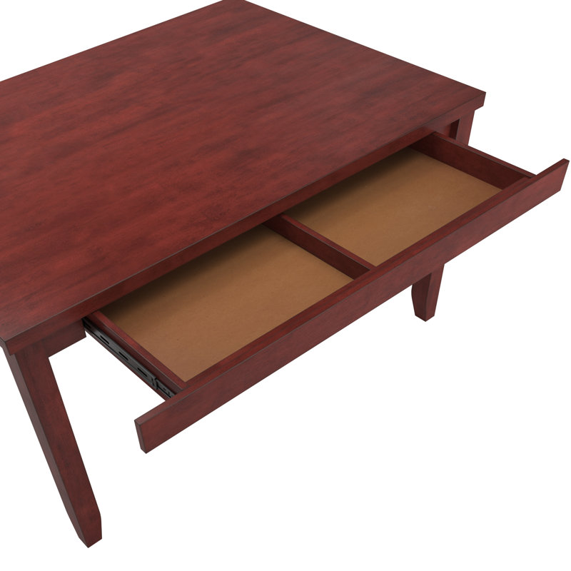 Alyra Dining Table, Antique Berry