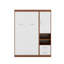 Lit escamotable simple avec armoire-1435819064