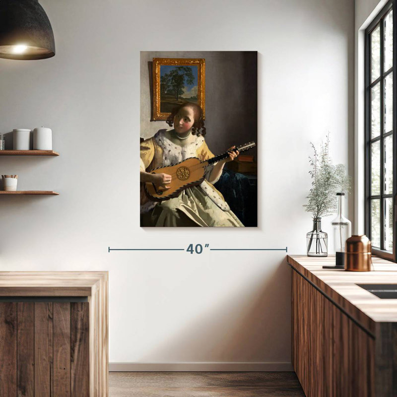 Abarca The Guitar Player, 39" H x 26" W